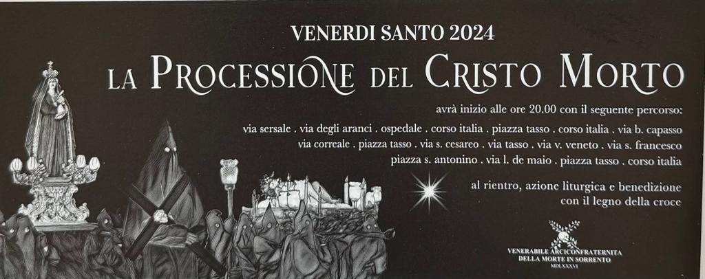 Settimana Santa 2024 Sorrento: La Processione Nera