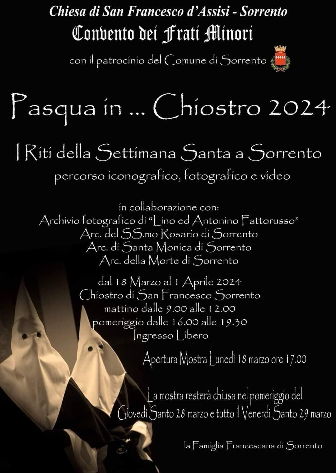 Eventi Marzo 2024 Sorrento: la mostra “Pasqua in… Chiostro 2024”