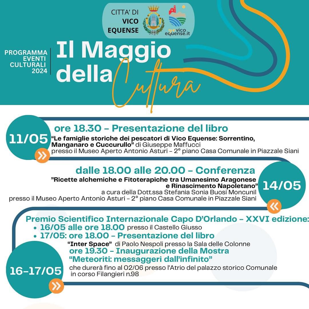 Eventi Vico Equense 2024: Il Maggio della Cultura