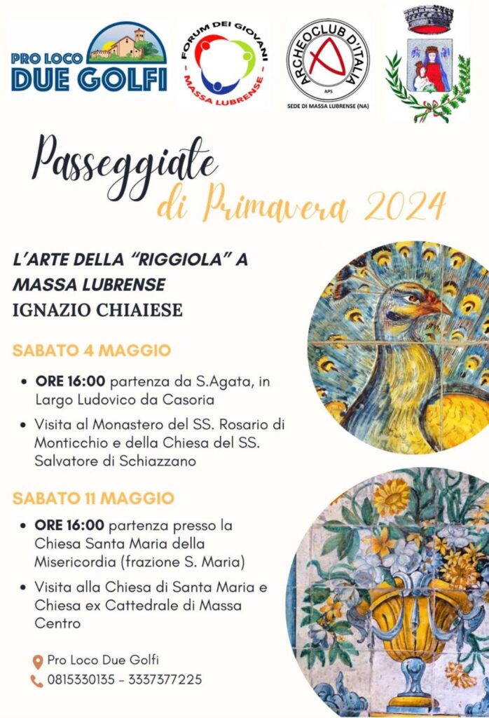 Events in Massa Lubrense passeggiate di primavera 2024 about sorrento