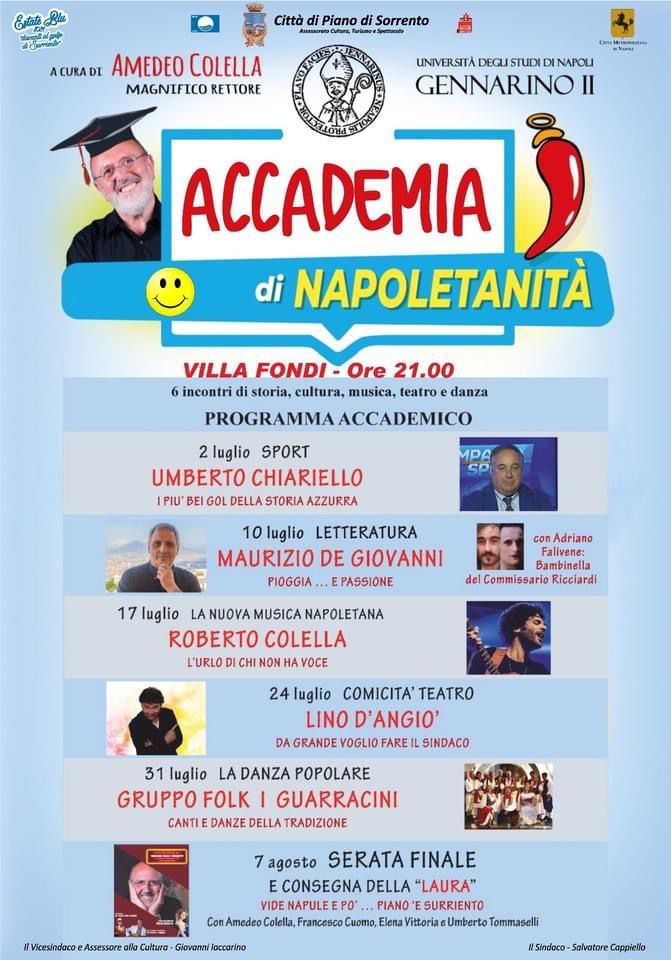 A Piano di Sorrento “Accademia di Napoletanità” di Amedeo Colella