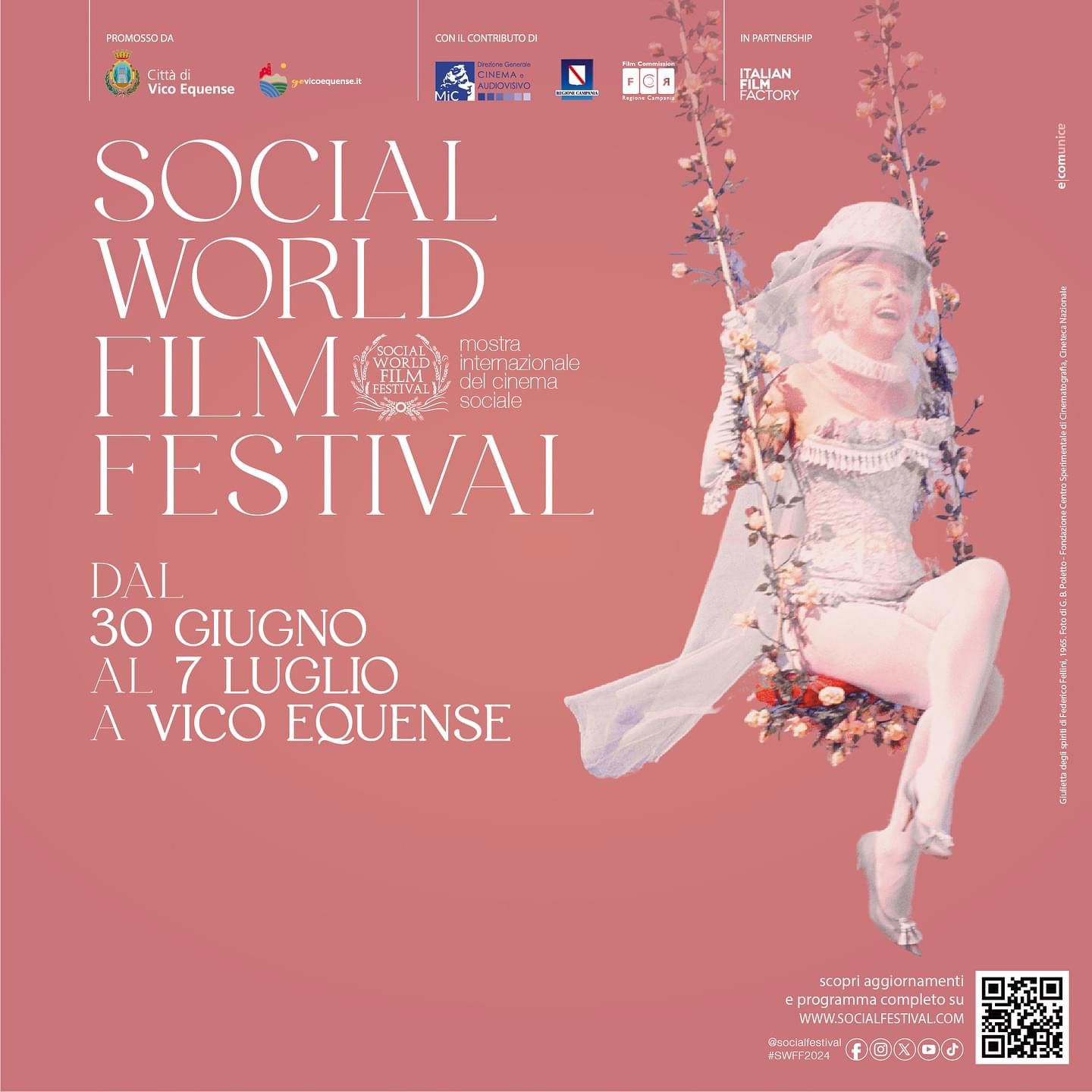 A Vico Equense il Social World Film Festival 2024