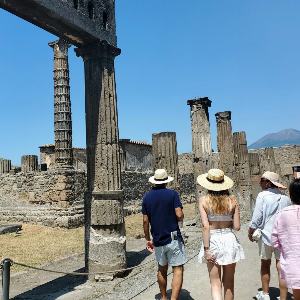 Temple of Apollo in Pompeii Emalee Pennington mypovsorrento 2024 about sorrento