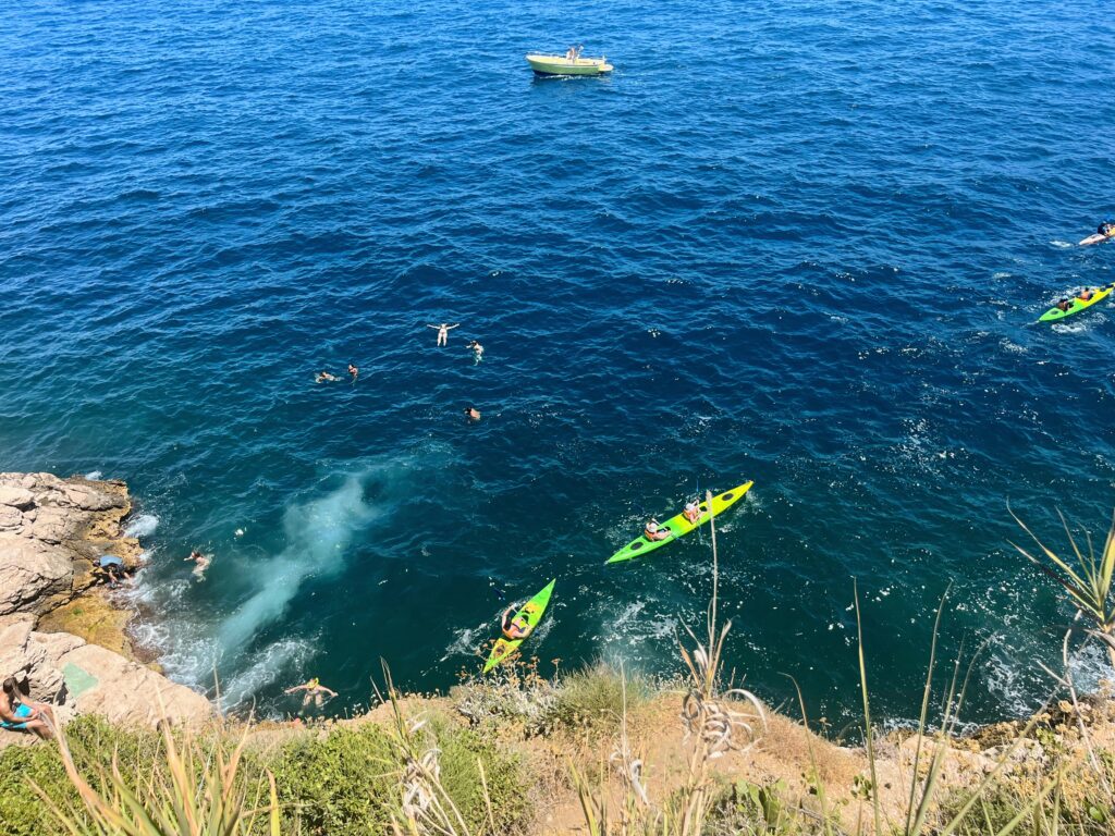 kayaks from above sorrento bagni della regina giovanna sofia lo piano 2024 about sorrento