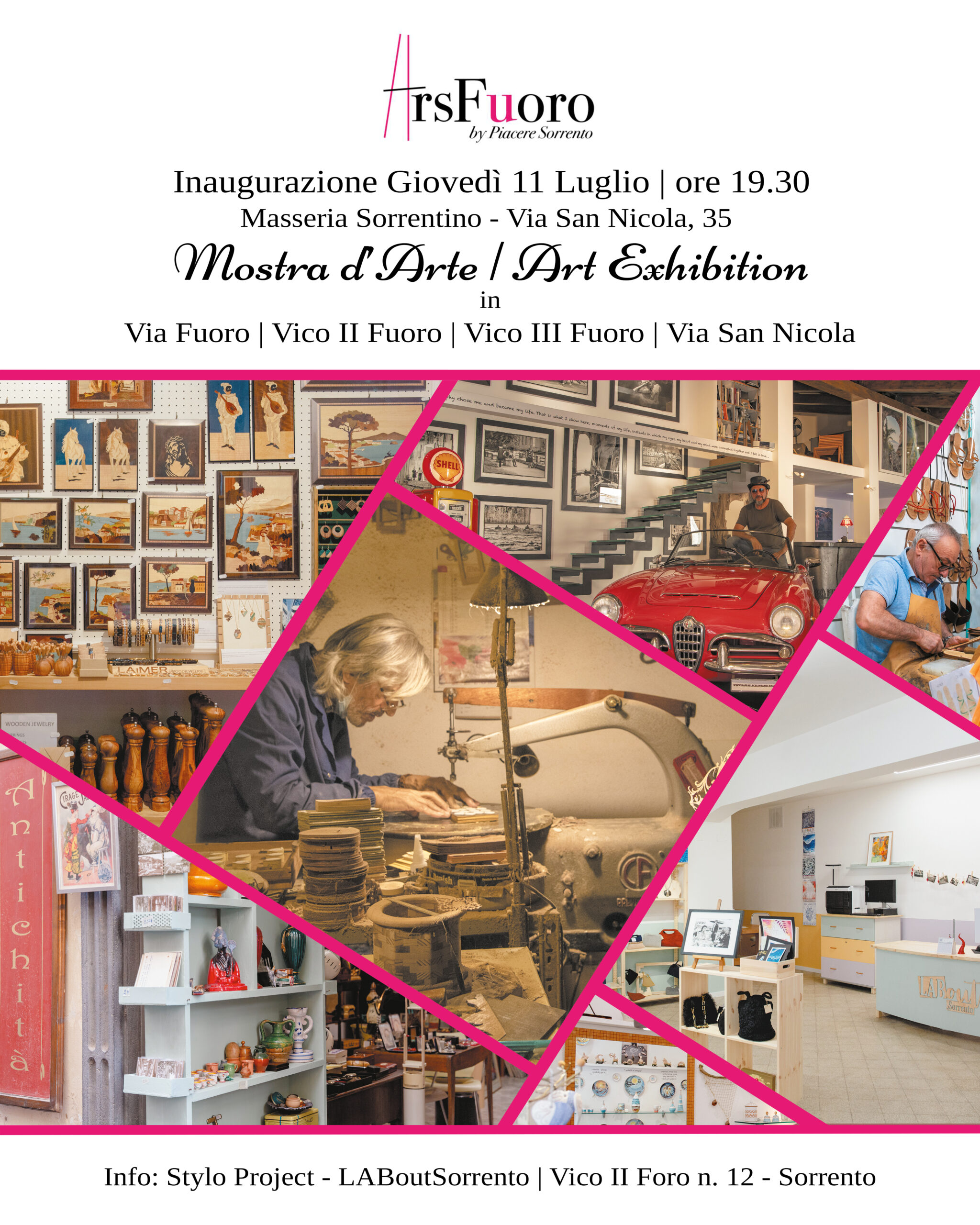 Eventi Luglio 2024: a Sorrento inaugura ARS FUORO