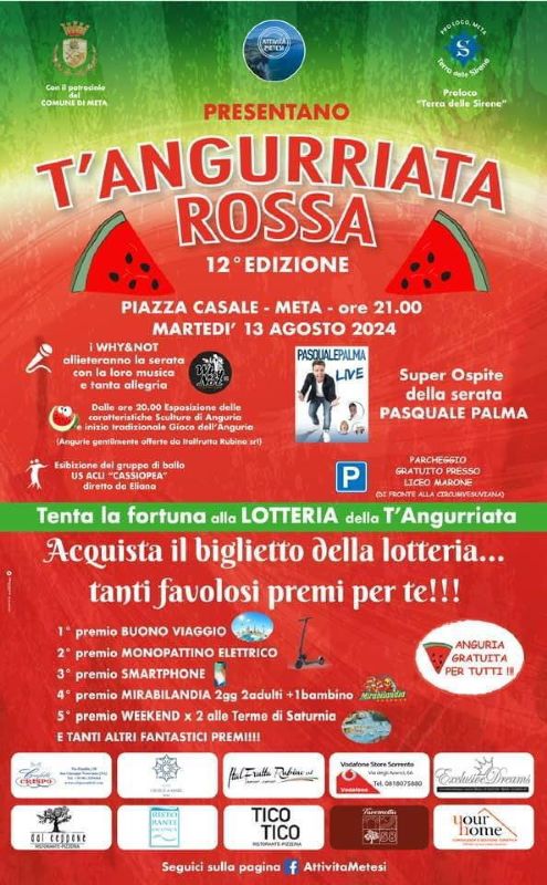 T’Angurriata Rossa a Meta 2024