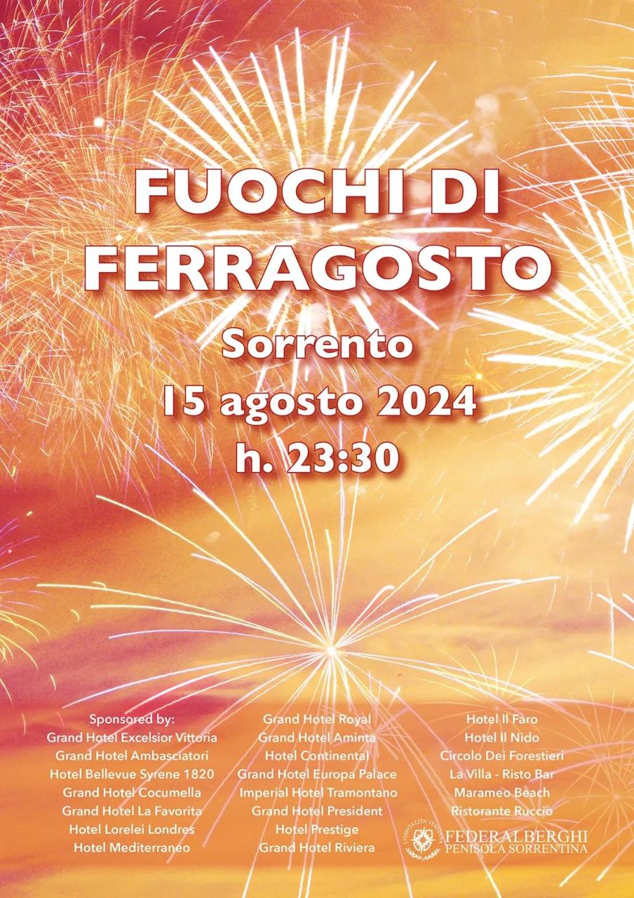 Fuochi di Ferragosto 2024 a Sorrento