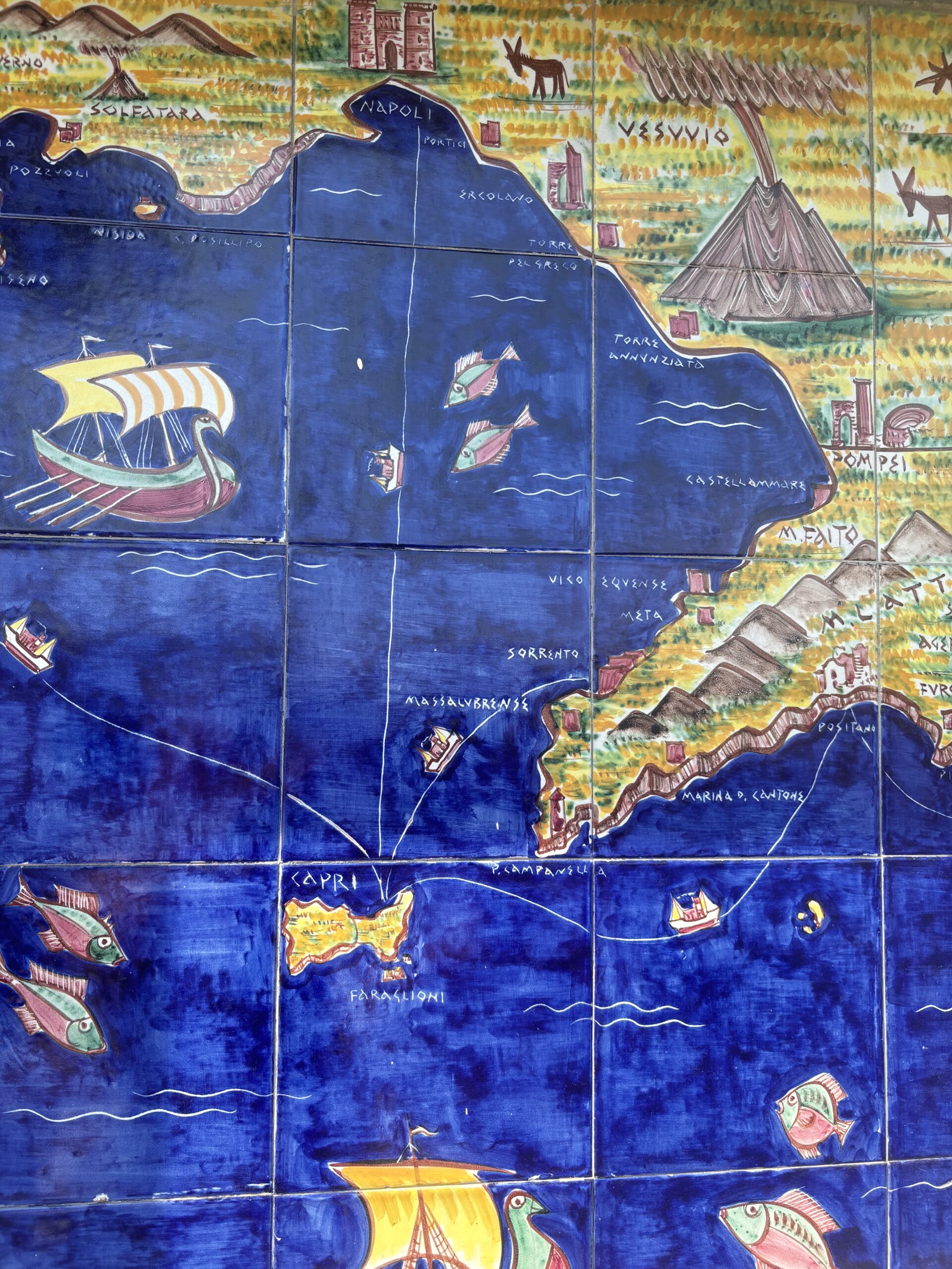 Sorrento coast map maiolica tiles the land of the sirens sorrento emma ritter about sorrento 2024