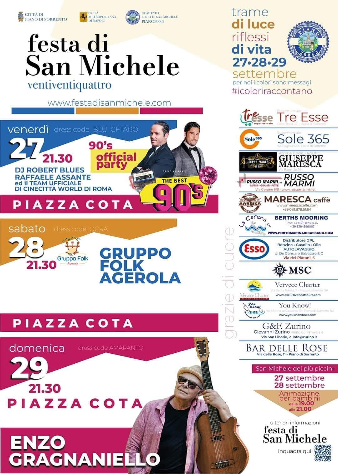 Festa di San Michele 2024 a Piano di Sorrento: il Programma