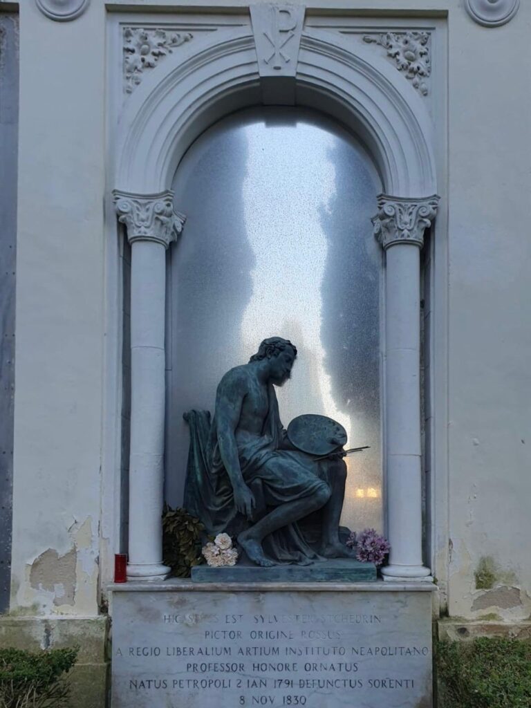 tomb of Sil'vestr Scedrin, Sorrento Cemretery Emma Ritter About sorrento 2024 mypovsorrento