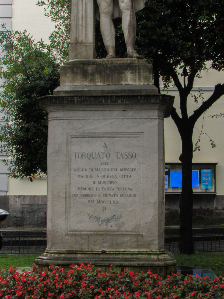 torquato tasso figure sign piazza tasso sorrento tasso square emma ritter about sorrento 2024 mypovsorrento