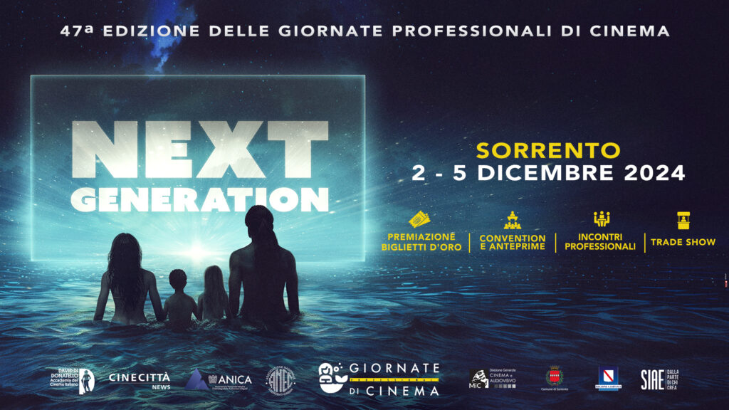 locandina giornate di cinema Sorrento 2024 about sorrento