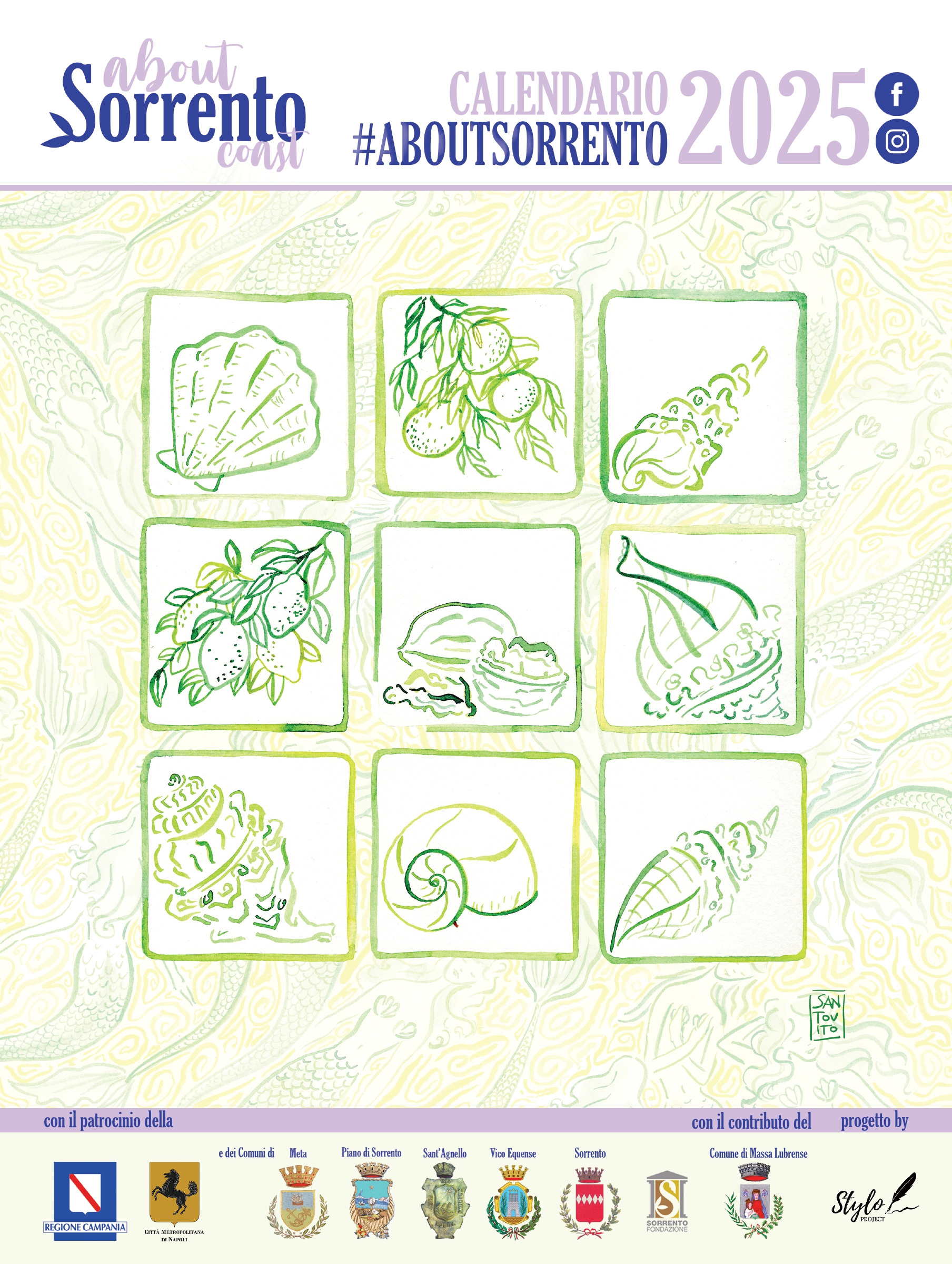 Le foto selezionate per il Calendario 2025 di About Sorrento