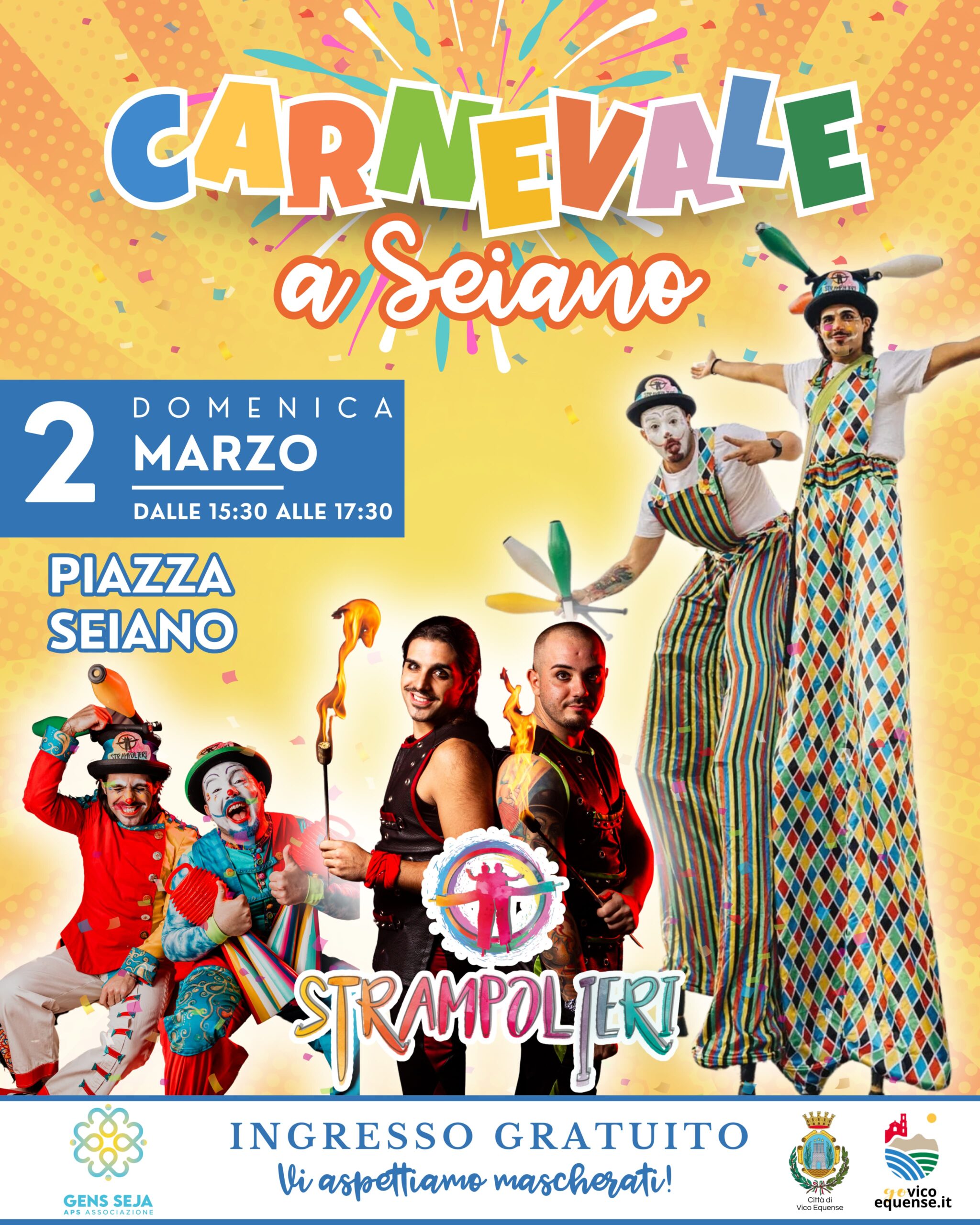 Carnevale 2025 a Seiano – Il Programma