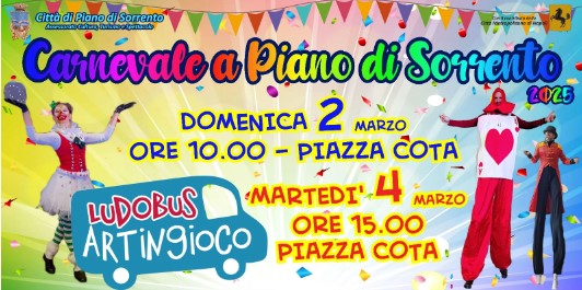 Carnevale 2025 a Piano di Sorrento – Il Programma