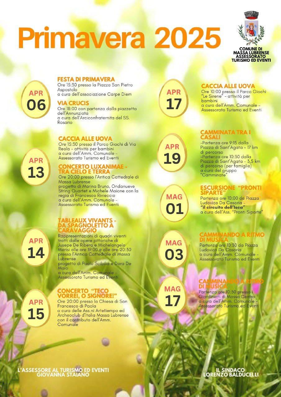 Eventi Primavera 2025 a Massa Lubrense