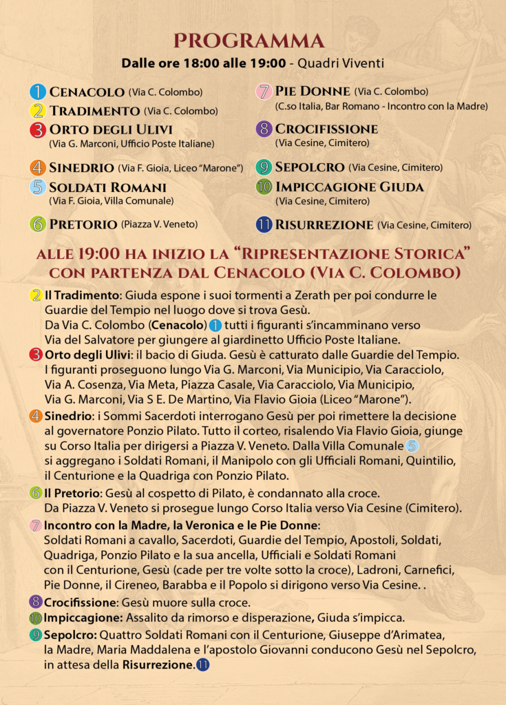 PROGRAMMA La via della croce 2025 meta
