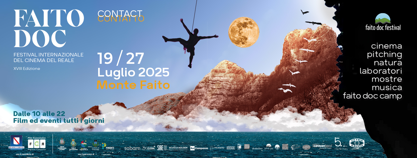 Faito Doc Festival 2025: cinema and camping at Monte Faito