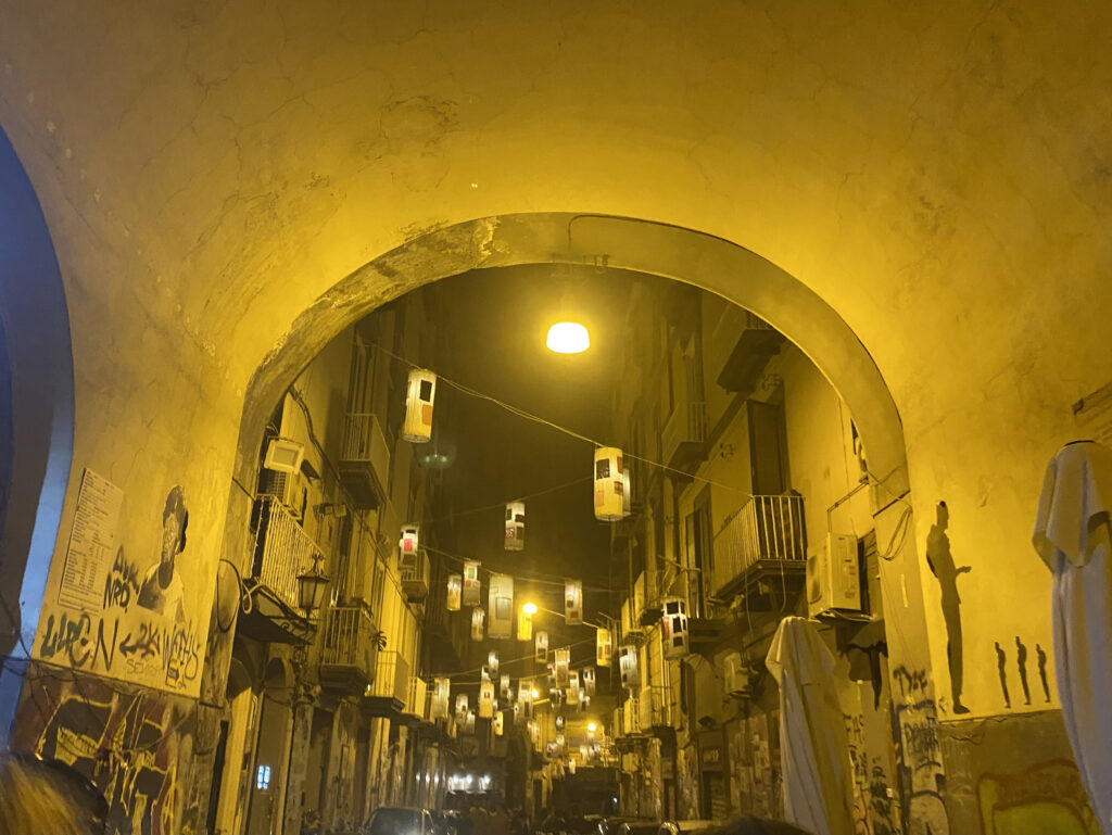 Night time in Napoli
