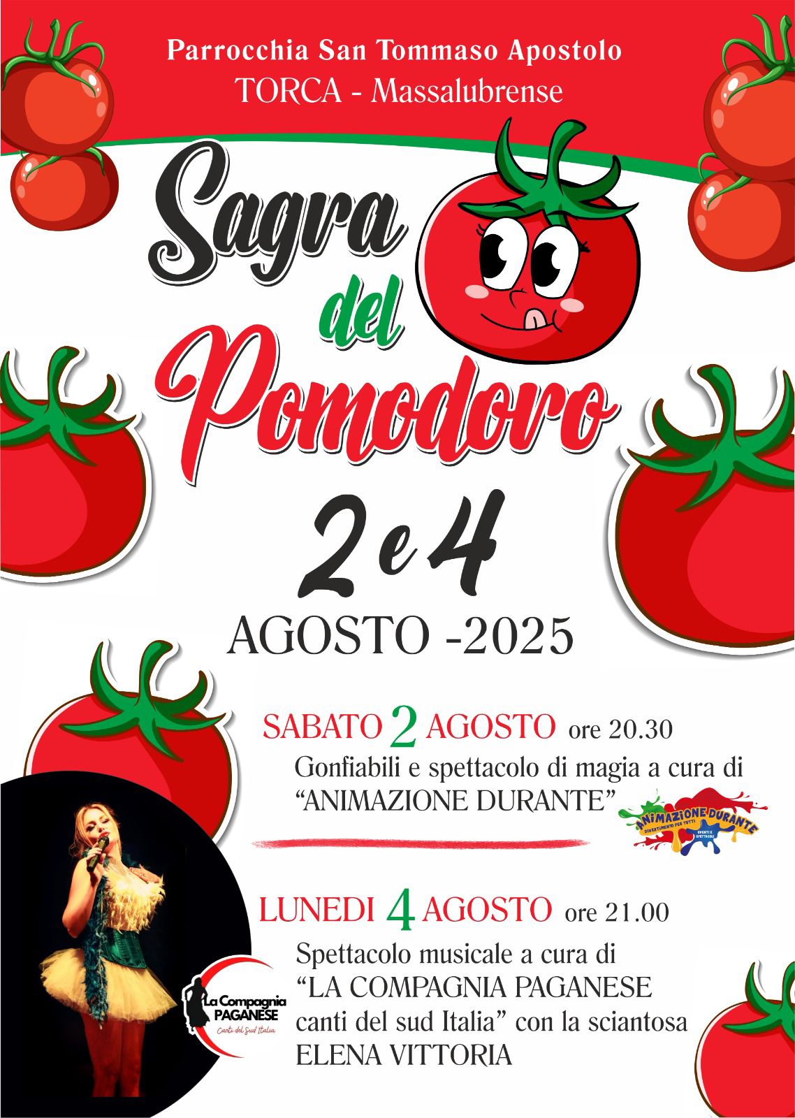 Sagra del Pomodoro 2025 a Torca: programma e info utili