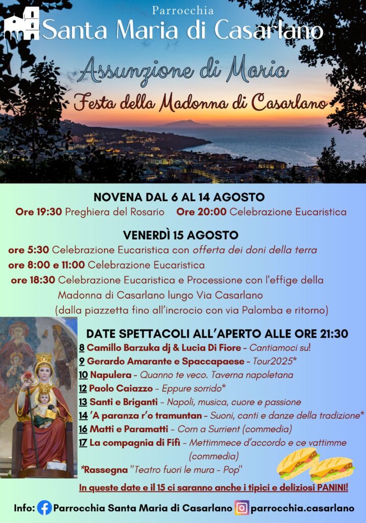 Festa della Madonna di Casarlano 2025