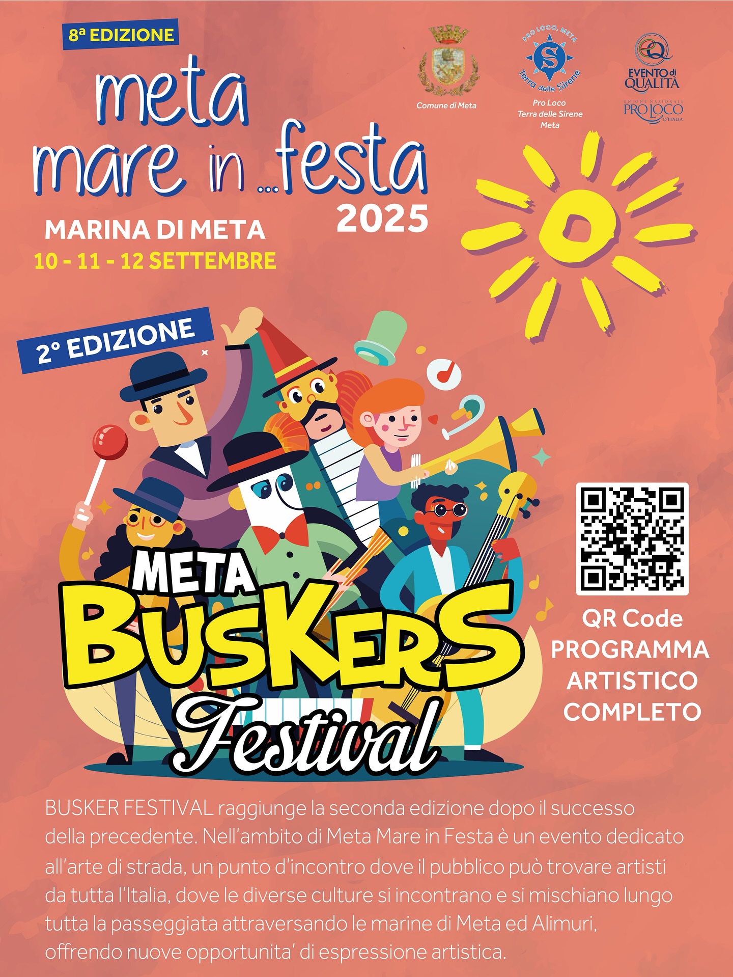Meta Mare in Festa 2025: Meta Buskers Festival Brings Street Art to the Sorrento Coast