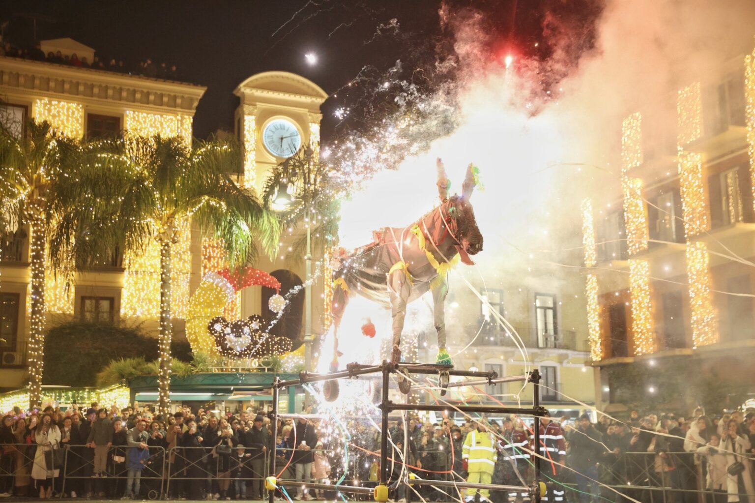 Ciuccio di fuoco Capodanno a Sorrento