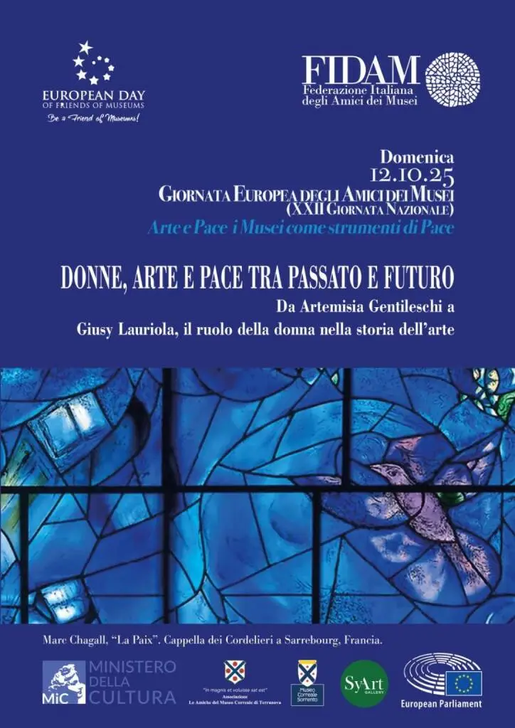 Donne, Arte e Pace tra Passato e Futuro: la mostra al Museo Correale dal 12 ottobre 2025