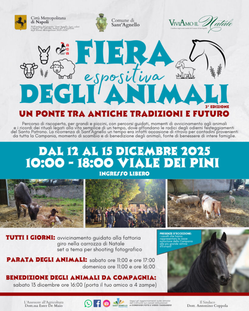 Locandina Fiera degli Animali 2025 Sant'Agnello